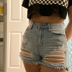 High Rise Booty Shorts